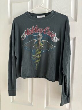 Daydreamer Charcoal Motley Crue Graphic Tee